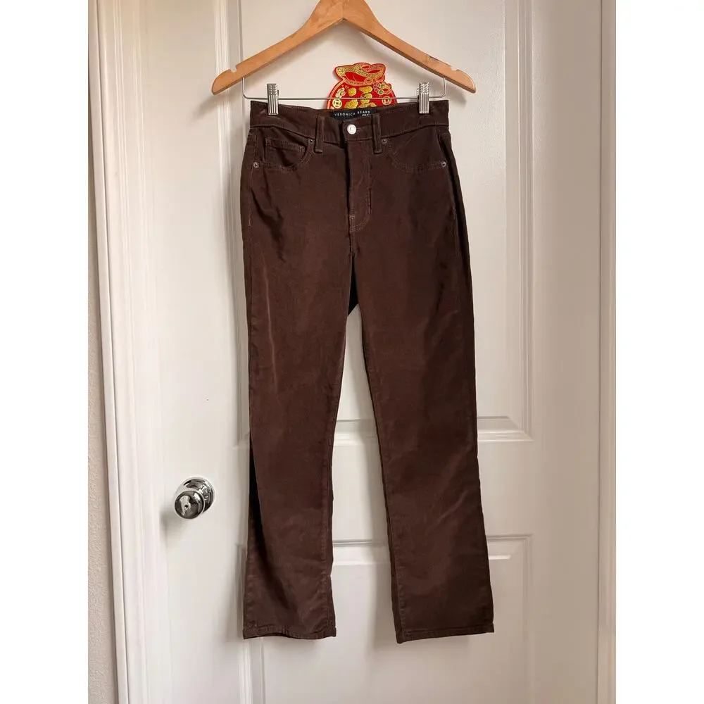 Veronica‎ Beard Carly Corduroy Kick-Flare Jeans 25
